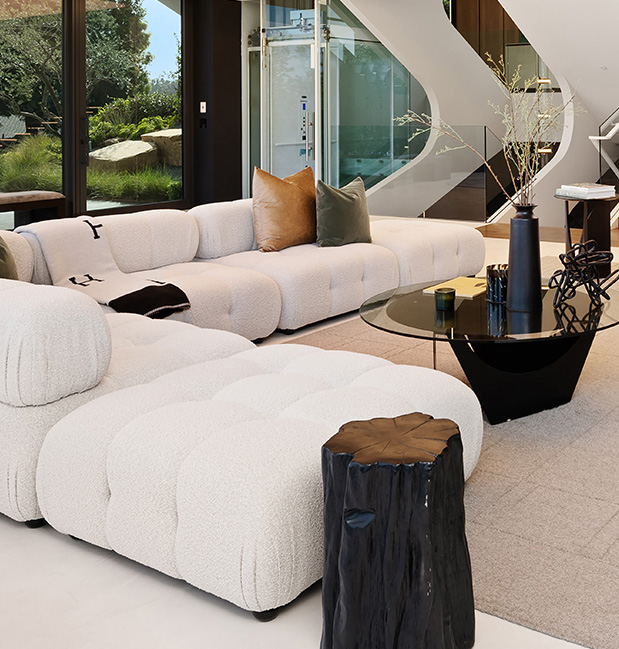 modern interior setup